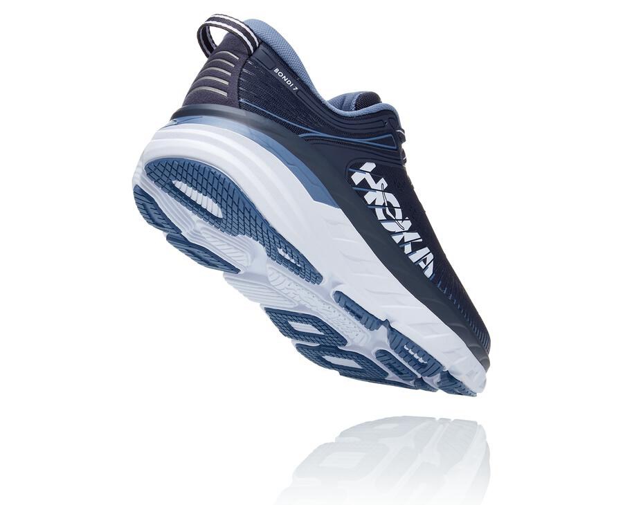 Tenis Hoka One One Masculino Azul Marinho - Bondi 7 - 839-RYJLSA